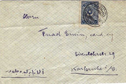 TURQUIE Intéressante Lettre Pour L'Allemagne - 1934-39 Sandschak Alexandrette & Hatay