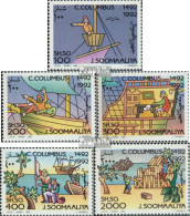 Somalia 448-452 (kompl.Ausg.) Postfrisch 1992 Entdeckung Von Amerika - Somalia (1960-...)