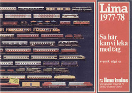 Catalogue LIMA 1977-78 Svensk Utgåva Skala HO /87 - N 1/160-  O 1/45  - En Suédois - Sin Clasificación