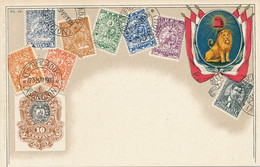 Carte Philatelique Ottmar Zieher Munich Paraguay Stamps  Escudo Blason - Paraguay