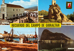 CPM_ GIBRALTAR- Multtivues _ Algeciras, Torre De La Pena_Blason, Tarifa, La Linea*Scan Recto/Verso - Gibraltar