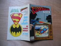 SUPERMAN POCHE N° 9 : COURSE FOLLE -sagedition  1977 - Superman