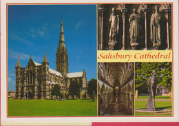 ROYAUME-UNI ANGLETERRE WILTSHIRE SALISBURY THE FIRST CATHEDRAL WAS BUILT AT OLD SARUM TWO MILES ...MULTIVUE - Salisbury