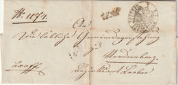 TAUFERS ( TIROL )  --  Via KLAGENFURT,  LEOBEN  --  1838    ---   PREFILATELIC FOLDED LETTER  --  FALTBRIEF - Sin Clasificación