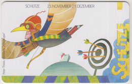 GERMANY - Horoskop Peter Thiele 5 - Schütze / Sagittarius, A 18/99 , Tirage 70.000 ,used - A + AD-Reeks :  Advertenties Van D. Telekom AG