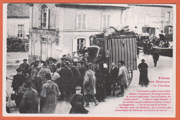 FOIRES EN MORVAN - "REPRODUCTION" - LE CHARLATAN - Bureau De L'Octroi - Inscriptions Rouges - Franche-Comté