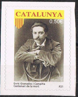 Sello Viñeta 0,50 Euro CATALUNYA 2016, Enrique GRANADOS ** - Plaatfouten & Curiosa