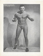 BOXEUR - RENE ASSELIN - CHAMPION DE FRANCE AMATEUR 1948- 1949 - Boxe