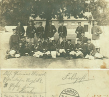 Hanau Main 1915 " 19 Soldaten In Uniform 2.EisenbahnRgt 3.Ersatz Kompanie " Feldpost Bedarf > Herzberg Harz - Hanau