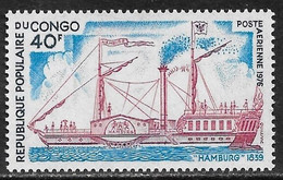 CONGO REPUBLICA - BARCOS - AÑO 1976 - Nº CATALOGO YVERT 218 - NUEVOS - Ongebruikt