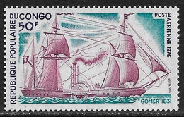 CONGO REPUBLICA - BARCOS - AÑO 1976 - Nº CATALOGO YVERT 219 - NUEVOS - Unused Stamps