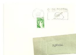 VENDÉE - Dépt N° 85 = LUCON 1979 =  FLAMME à DROITE = SECAP Illustrée ' CODE POSTAL / Mot Passe' - Codice Postale