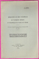 Découverte De 2 Estampilles De Plombiers Romains Musée De Vienne A.Vassy 1936 - Archeologia