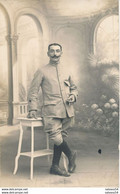 Carte-Photo - Portrait Militaire - N°10 Sur Col - Infanterie (1916) (BP) - Guerra, Militares