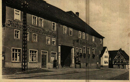 HERMSDORF/Th. - Gasthof Zum Schwarzen Bär RIEBECK-BRAUEREI-Niederlage - Hermsdorf