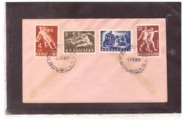 TEM16398 -  BOURGAS  9.11.49   /  COVER CON INTERESSANTE AFFRANCATURA (MICHEL NR. 704/707 ) - Covers & Documents