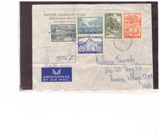 TEM16426  -  ATHENS       /   REGISTERED COVER WITH INTERESTING POSTAGE - Covers & Documents