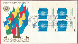 FDC - Enveloppe - Nations Unies - (New-York) (9-1-76) - United Nations Headquarters - Brieven En Documenten
