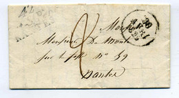 Cursive Double 42 Port St Père NANTES / Dept De La Loire Inférieure / 1829 / Côte 420€ - 1801-1848: Precursors XIX