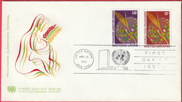 FDC - Enveloppe - Nations Unies - (New-York) (13-4-71) - Programme Alimentaire Mondial (Recto-Verso) - Briefe U. Dokumente