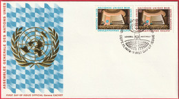 FDC - Enveloppe - Nations Unies - (New-York) (15-9-78) - Assemblée Générale Des Nations Unies (Recto-Verso) - Briefe U. Dokumente
