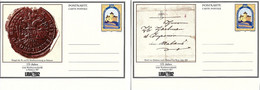 Liechtenstein 1992: PK LBK-N° 88-89 LIBA "175 Jahre Briefsammelstelle Balzers" (Burg Gutenberg) Ungelaufen Non Circulé - Interi Postali