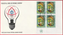 FDC - Enveloppe - Nations Unies - (New-York) (18-11-77) - Peaceful Uses Of Atomic Energy (2) (Recto-Verso) - Briefe U. Dokumente