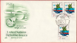 FDC - Enveloppe - Nations Unies - (New-York) (19-1-79) - United Nations Definitive Issues - Briefe U. Dokumente