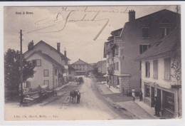 Broc, Rue Principale Animée, Commerce, 1908 - Broc