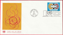 FDC - Enveloppe - Nations Unies - (New-York) (21-9-71) - Eliminate Racial Discrimination (2) (Recto-Verso) - Storia Postale