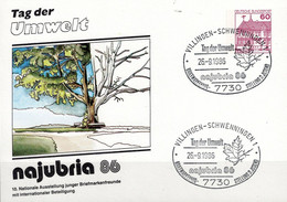 BRD FGR RFA - Privatpostkarte Najubria 86 (MiNr: PP 106 C1/020) 1986 - Siehe Scan - Private Postcards - Used