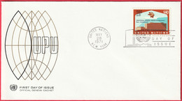 FDC - Enveloppe - Nations Unies - (New-York) (28-5-71) - Universal Postal Union (Recto-Verso) - Briefe U. Dokumente