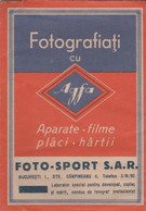 Fotografiati Cu AGFA - Photo Paper Envelope - Foto Sport SAR Bucuresti - Advertising Publicité - Matériel & Accessoires