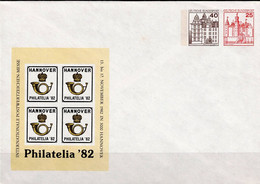 BRD FGR RFA - Privatumschlag Philatelia '82 (MiNr: PU 152 D1/0011a) 1982 - Siehe Scan - Enveloppes Privées - Neuves