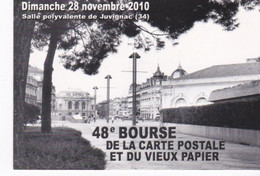 Juvignac, 2010, 48ème Bourse De La Carte Postale , Club Cartophile De Montpellier, N.892. - Borse E Saloni Del Collezionismo