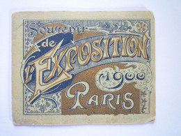 TI - 2022 - 164  EXPOSITION  De PARIS  1900  Dépliant 6 Volets Offert Par La Maison Des Enfants De France  XXX - Non Classés