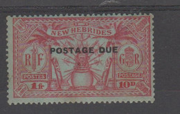 NEW HEBRIDES 1925  TAXE N°10 Carmin S.azuré  Cote +100€  Réf R192 - Ungebraucht