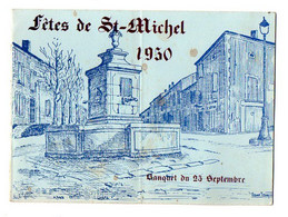 VP20.600 - 1950 - Menu - Fêtes De SAINT - MICHEL - Menus