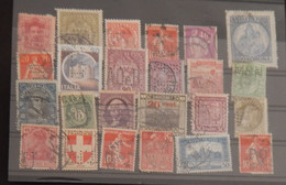 MONDE PERFORES OBLITERES TOUT ETAT POUR ETUDE  VOIR SCAN - Used Stamps