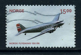 Norway 2012 - Centenary Of Norwegian Aviation, 15k Used Stamp. - Oblitérés