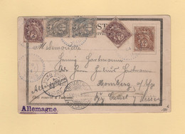 Vathy - Samos - 1904 - Destination Allemagne Via Smyrne - Type Blanc - Rare - Briefe U. Dokumente