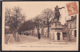 33 - Libourne - Allées Du Tourny Et Statue Du Capitaine De Géreaux - Libourne