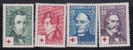Finland   .   Y&T  .   334/337       .     *   .     Mint-hinged    .   /   .  Ungebraucht Mit Gummi - Unused Stamps