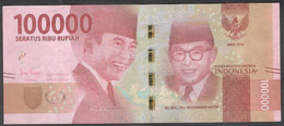 Indonesia 100000 Rupiah 2020 P160 UNC - Indonésie