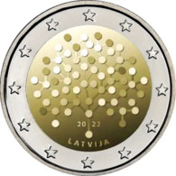 LETONIA 2 EUROS  2.022 "EDUCACIÓN FINANCIERA"    BIMETÁLICA    SC/UNC     T-DL-13.029 - Latvia