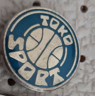 Basketball Equpiment Toko Sport Pin Badge - Basketball