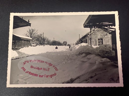 T0901A - Rare Carte Photo Gare De FRASNE Par Commissaire Spécial De PONTARLIER  - Doubs - Pontarlier