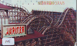 Télécarte Japon - PARC D'ATTRACTION ( 145  ) AMUSEMENT PARK - Pretpark - Japan Phonecard - VERGNÜGUNGSPARK - Natale