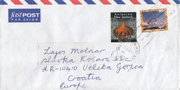 NEW ZEALAND Cover Letter 527,box M - Posta Aerea