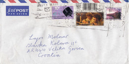 NEW ZEALAND Cover Letter 528,box M - Airmail